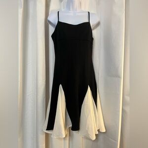 Rihoas Women’s Black Contrast Slip Mini Dress Size Large